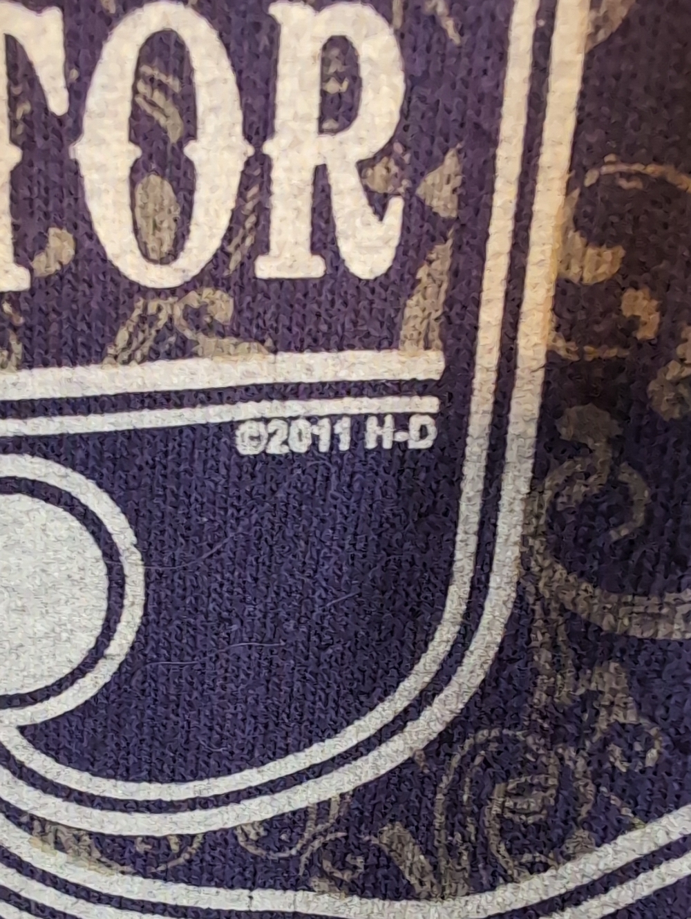 2011 Harley Davidson Youngstown, OH Purple hoodie womens 2X - Picture 3 of 7